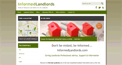 Desktop Screenshot of informedlandlords.com